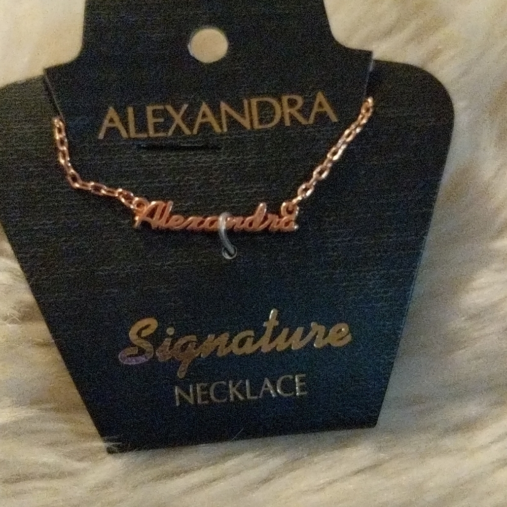 - Alexandra Rose Gold Necklace